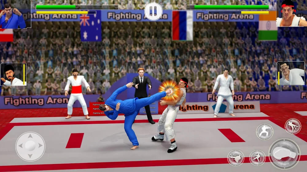 Tag Team Karate Fighting Game