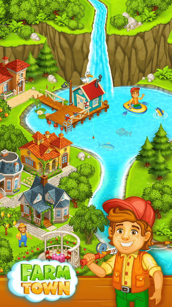 Farm Town: Farming Relax Day