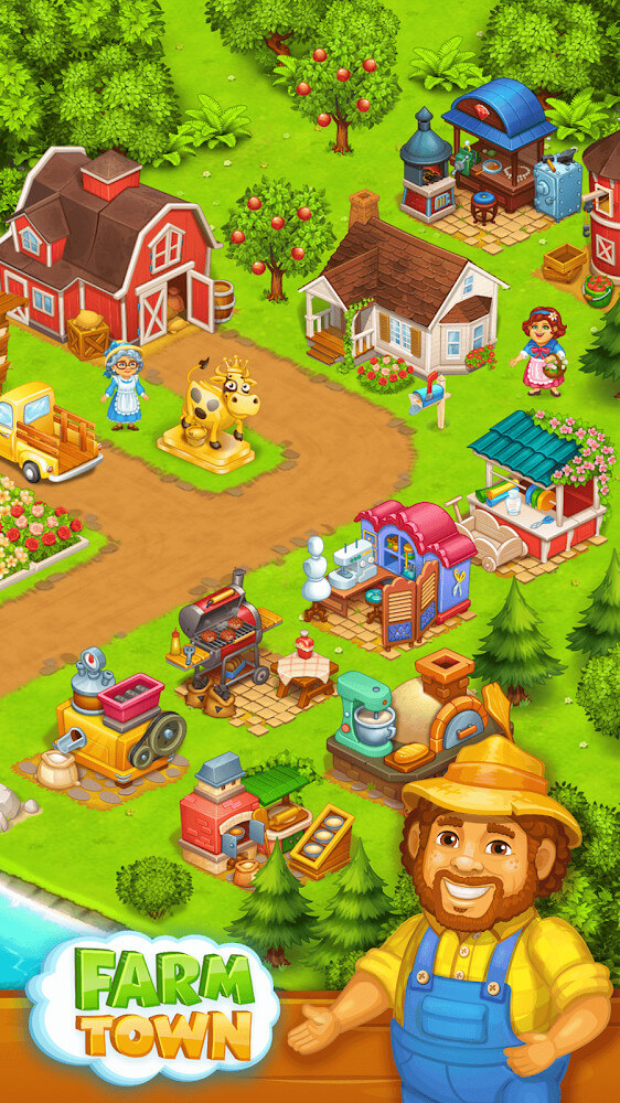 Farm Town: Farming Relax Day