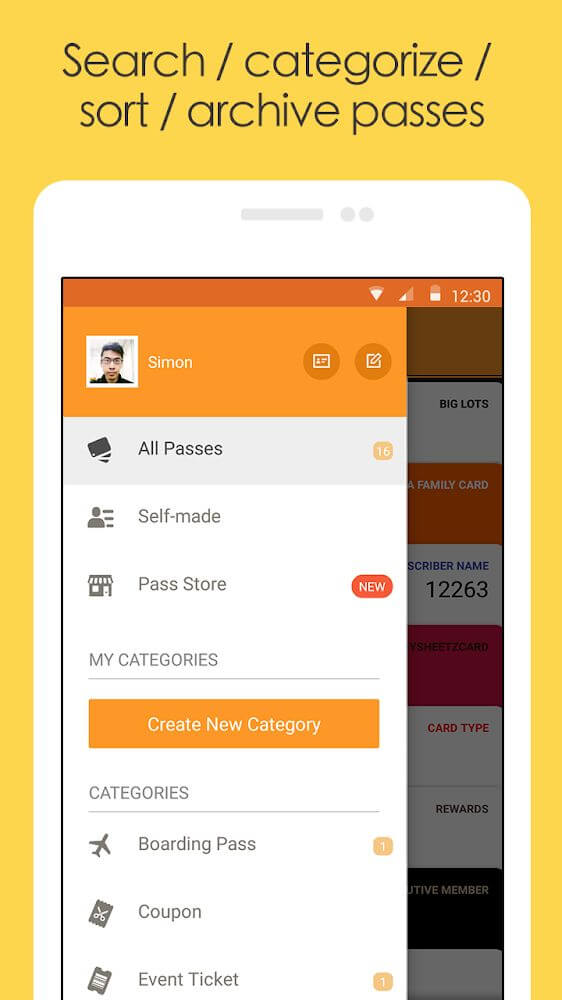 Pass2U Wallet – store cards, coupons, & barcodes