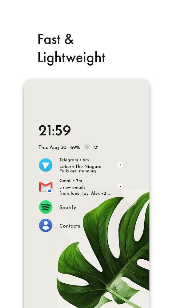 Niagara Launcher ‧ fresh/clean