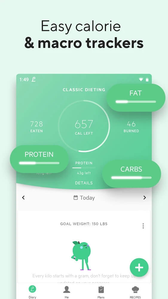 Lifesum – Calorie Counter & Meal Planner