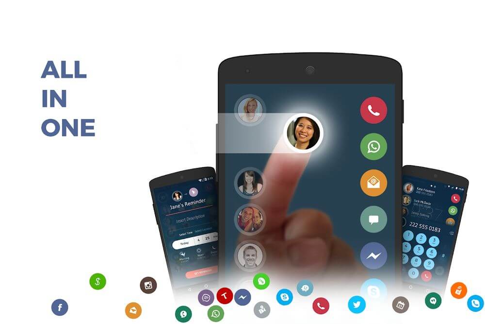 Contacts, Phone Dialer & Caller ID: drupe