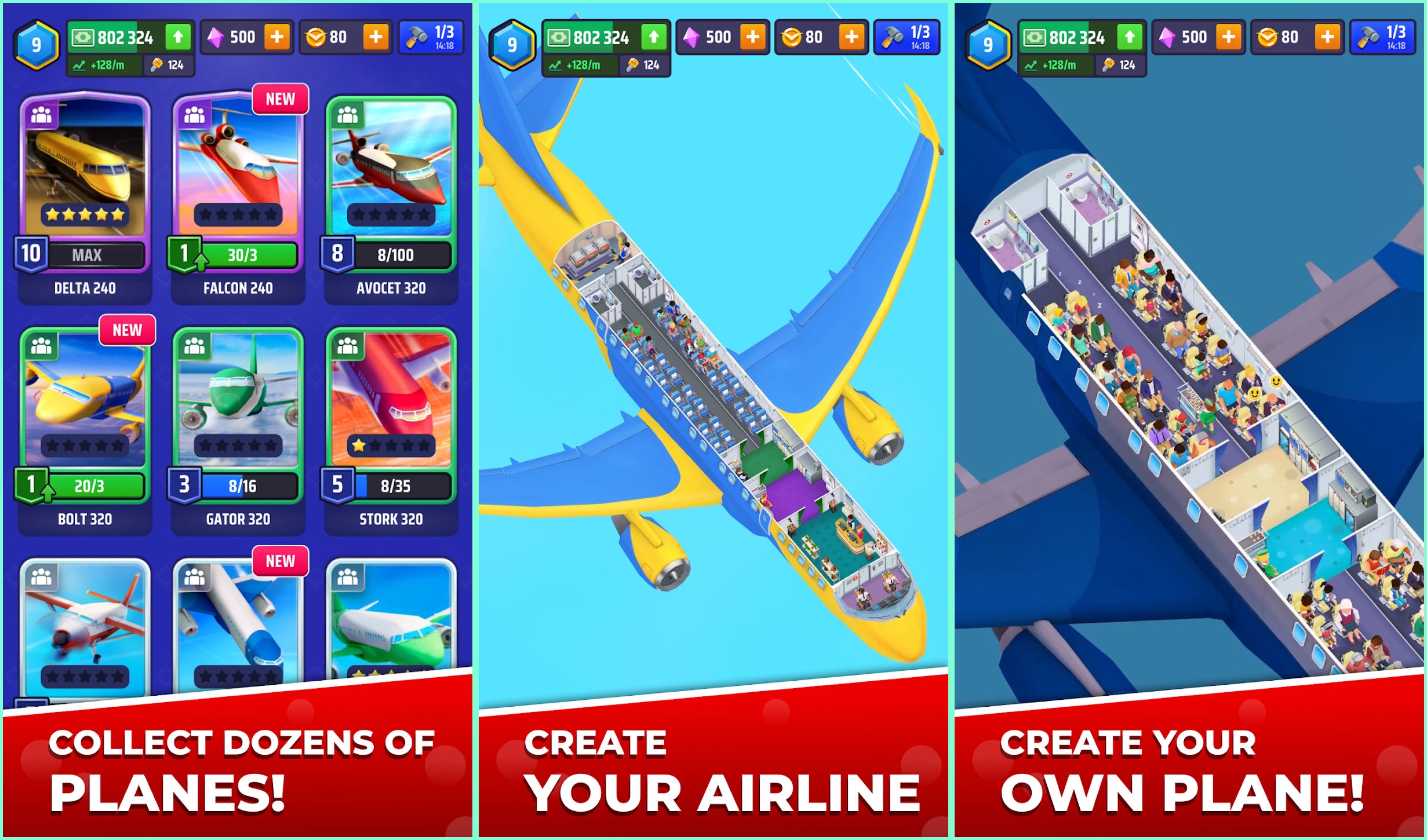 Idle Airplane Inc. Tycoon MOD APK (Unlimited Money) 3