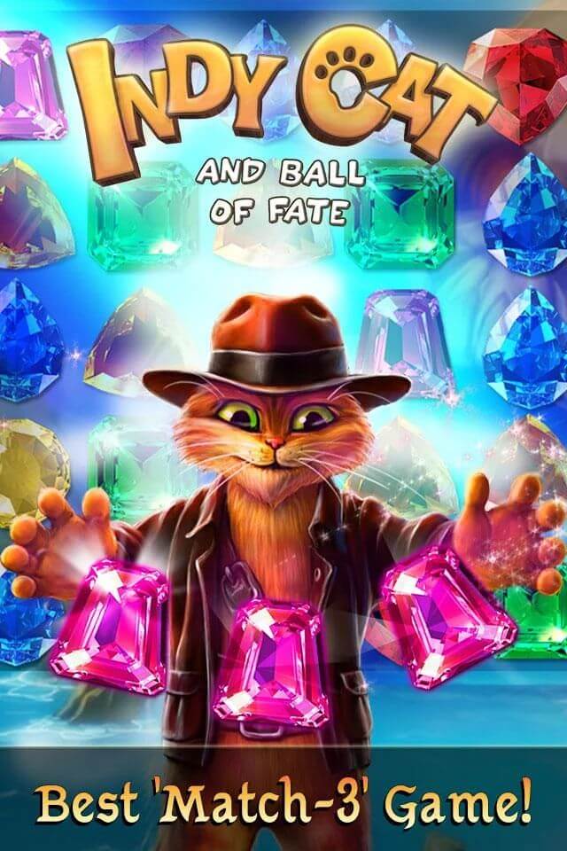 Indy Cat – Match 3 Puzzle Adventure