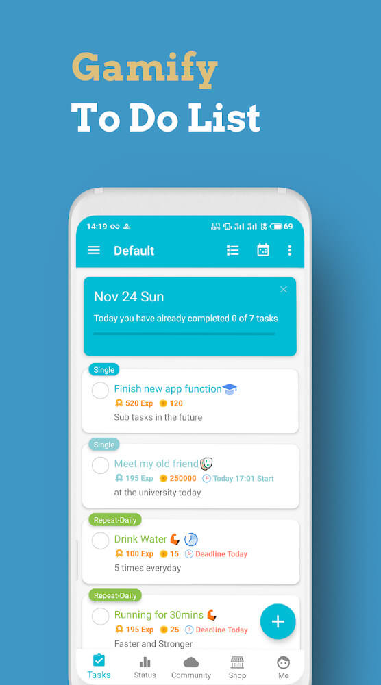 LifeUp: Gamification To-Do & Tasks List | HabitRPG