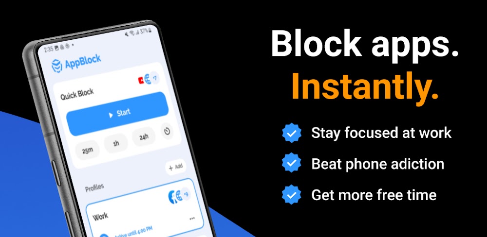 AppBlock MOD APK v7.1.17 (Pro Unlocked) Download