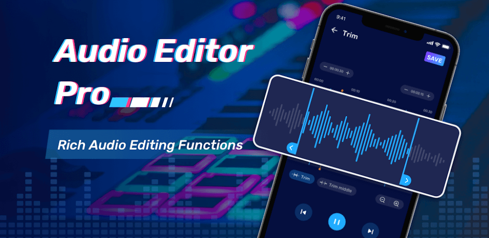 Audio Editor & Music Editor MOD APK v1.01.59.1119 (Pro Unlocked) Download