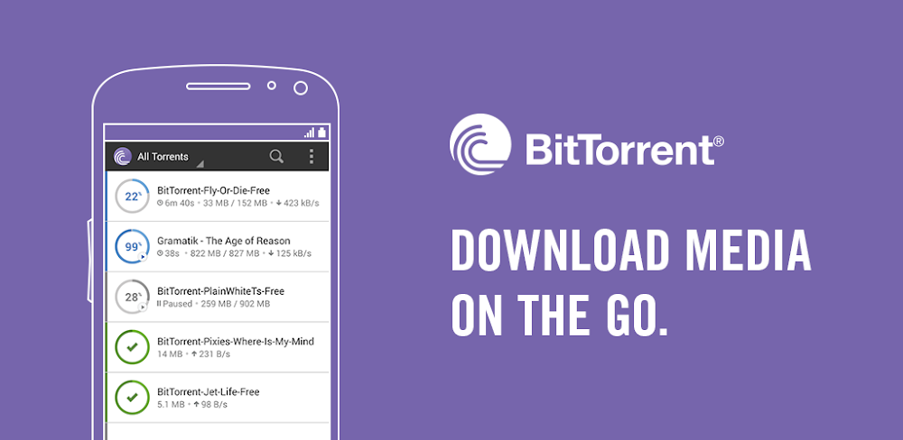 BitTorrent MOD APK v8.2.22 (Pro Unlocked) Download