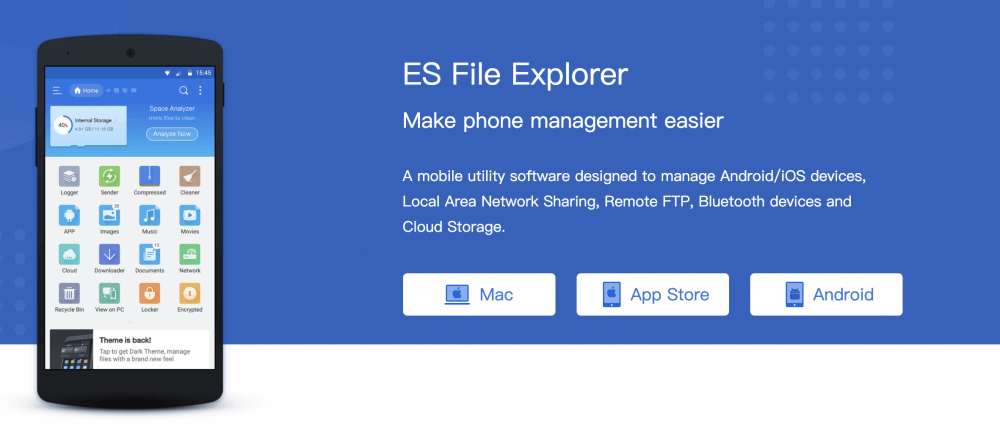 ES File Explorer v4.4.2.17 MOD APK (Premium Unlocked) Download