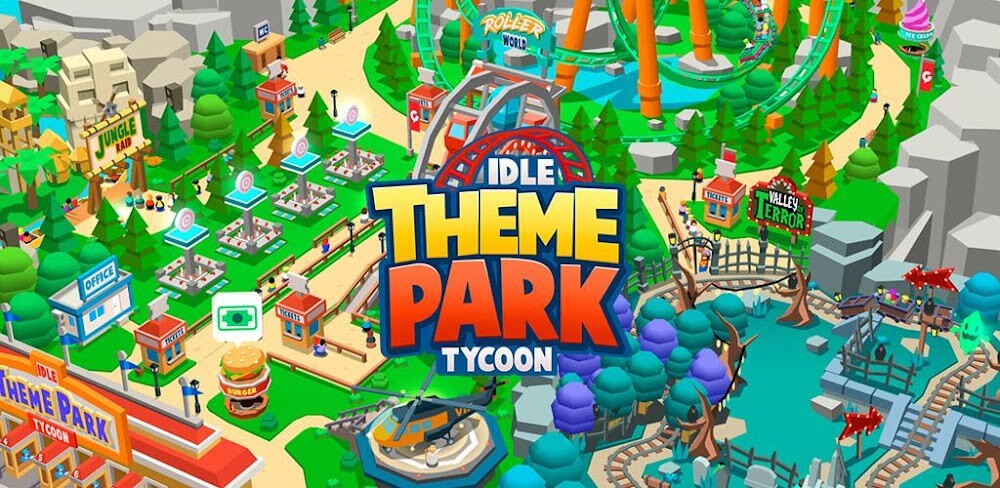 Idle Theme Park Tycoon MOD APK v6.0.0 (Unlimited Money) Download