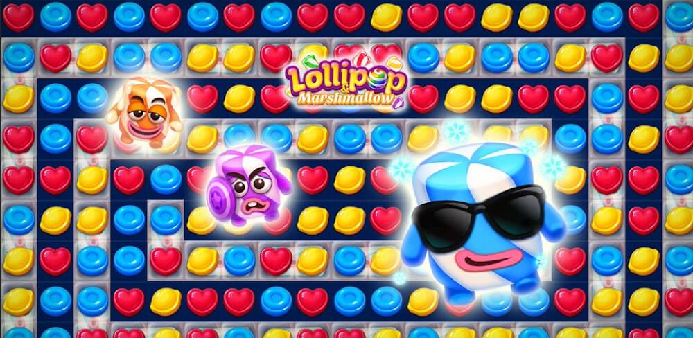 Lollipop & Marshmallow Match3 MOD APK v24.1105.00 (Auto Win) Download