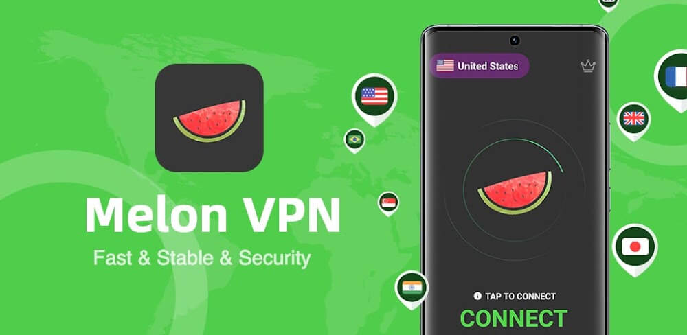 Melon VPN Mod APK v8.0.958 (Pro Unlocked) Download