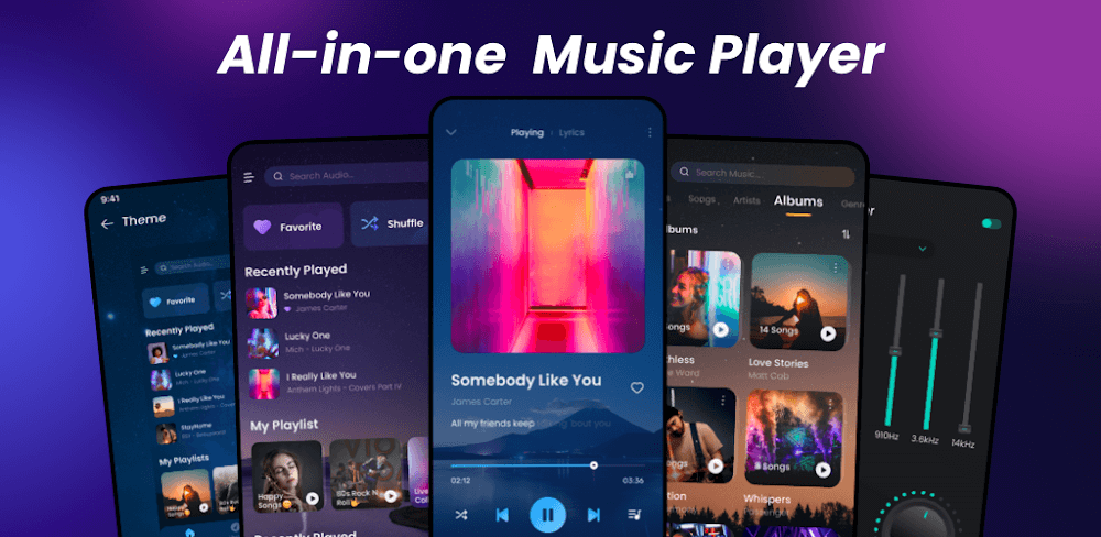 Music Player MOD APK v1.02.48.1118 (Pro Unlocked) Download