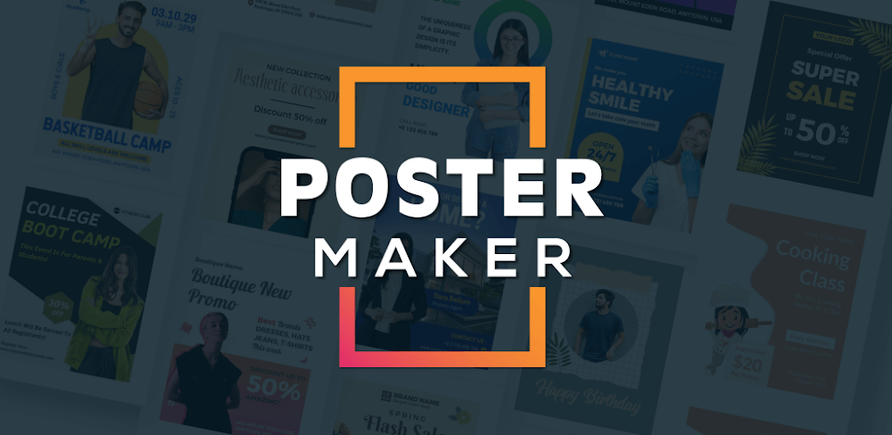 Poster Maker MOD APK v135.0 (Pro Unlocked) Download