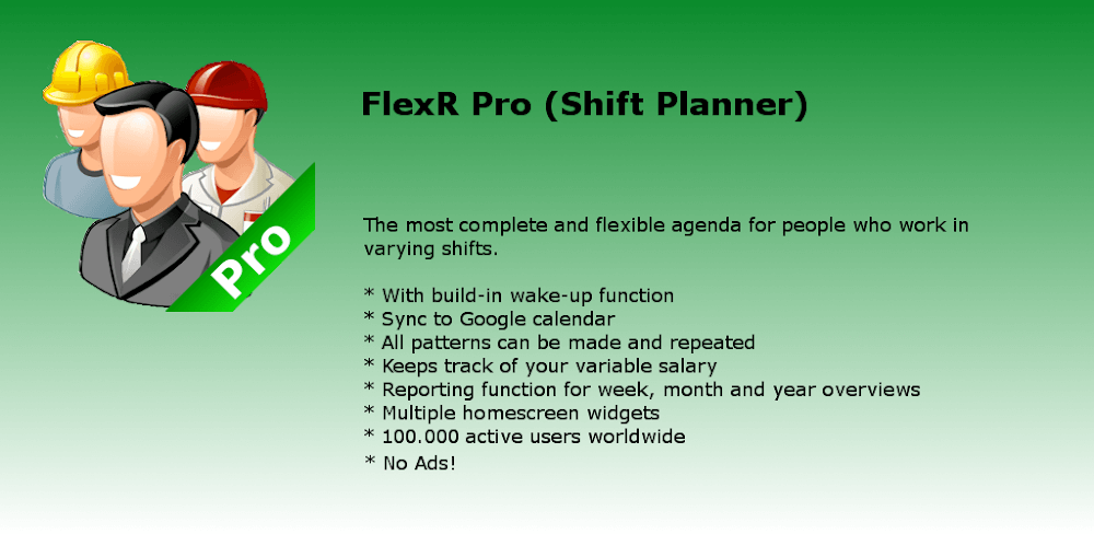 Shift Work Calendar (FlexR Pro)