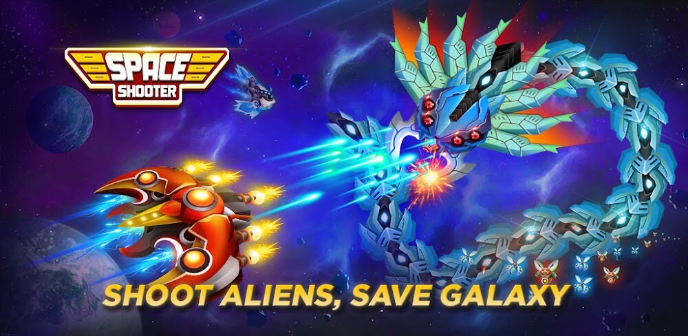 Space Shooter MOD APK v1.847 (Unlimited Money) Download