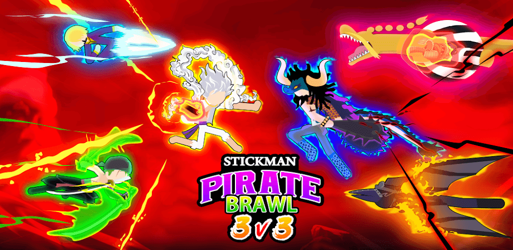 Stick Pirates – Brawl 3v3 MOD APK v5.1 (Free Shopping) Download