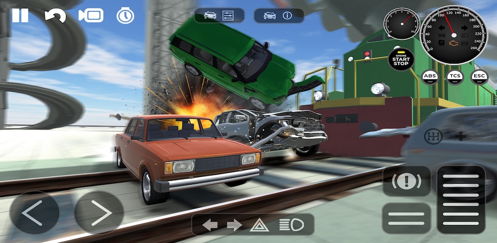 Beam Drive Crashes Original 3D MOD APK 0.6 (No Ads) for Android