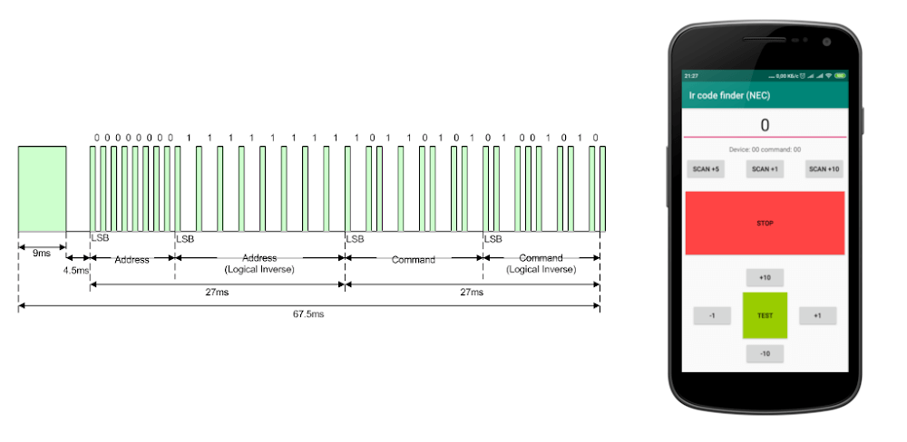 IrCode Finder NEC protocol v11.3.0 MOD APK (Unlocked) Download